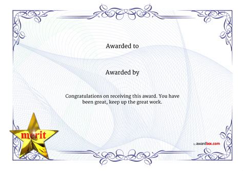 Blank Award Certificate - 9+ Examples, Format, Pdf