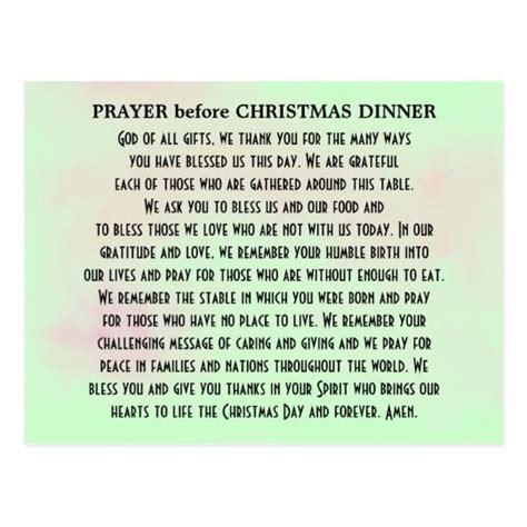 Christmas Dinner Prayers Short / Christmas Dinner Prayers Short 13 Traditional Dinner Blessings ...