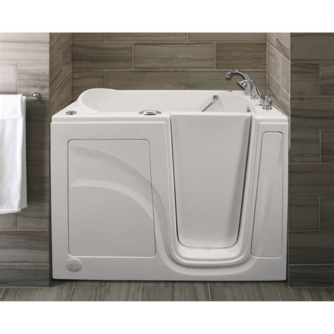 A+ Walk-In Tubs Lifeguard 52" x 30" Whirlpool and Air Jetted Walk-In Bathtub & Reviews | Wayfair