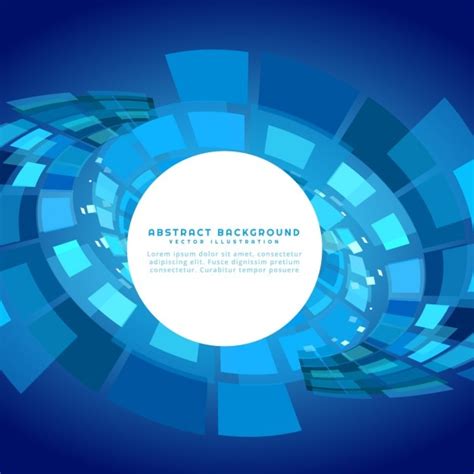 Free Vector | Blue technology abstract background