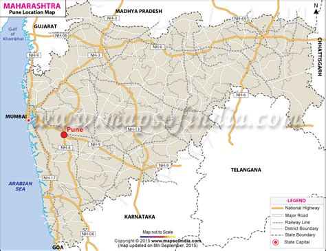 Pune Location Map, Where is Pune