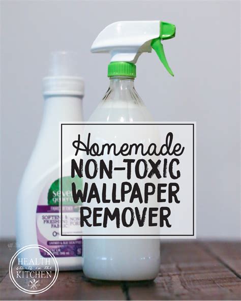 DIY: Homemade Non-Toxic Wallpaper Remover Spray – Health Starts in the Kitchen | Wallpaper ...