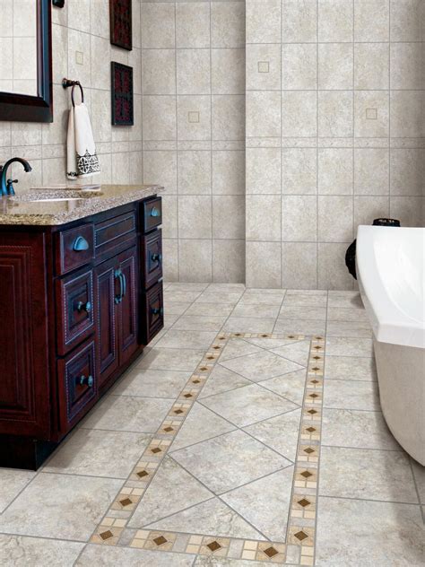 Porcelain Tile Bathroom Floors | HGTV