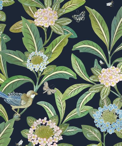 Sunny Garden Wallpaper • Beautiful Floral Design • Milton & King