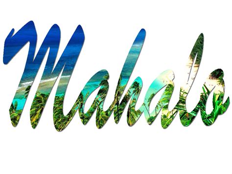 Mahalo Clipart | Free download on ClipArtMag