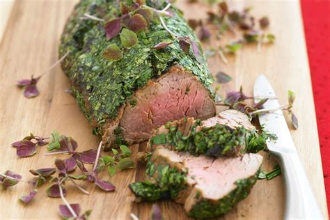 Marinated beef fillet rolled in fresh herbs | Recipe | Beef fillet, Fresh herb recipes, Herb recipes