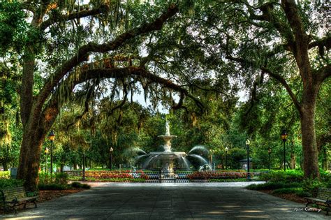 Forsyth Park Fountain 2 Historic Savannah Georgia Photograph by Reid ...