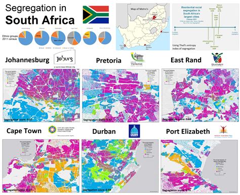 Segregation is still visible in 2011 - South Africa [3040x2472] : r/MapPorn