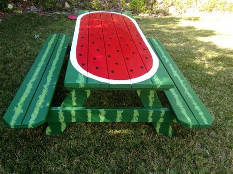 painted picnic tables | Outdoor living | Pinterest | Painted picnic tables, Picnic tables and ...