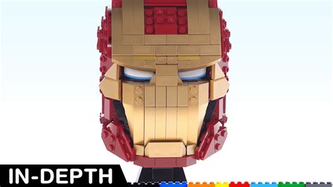 For those who love Gooooold! LEGO Marvel Iron Man helmet review! 76165 ...