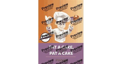 Pat A Cake, Pat A Cake - Download Sheet Music PDF file