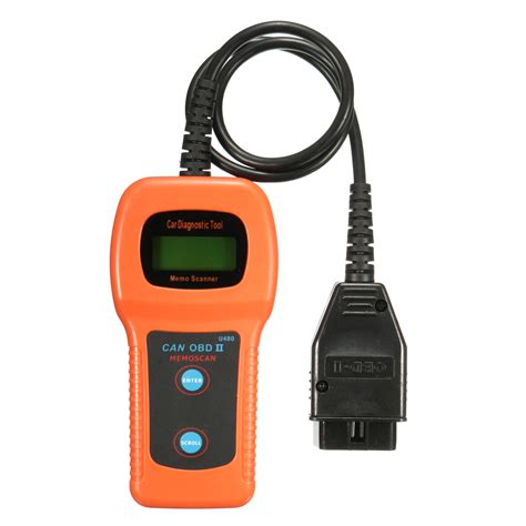 Car Diagnostic Scanner Tool U480 CAN OBDII OBD2 Memo Engine Fault Code ...