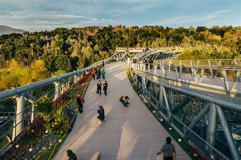 Tabiat Pedestrian Bridge Diba Tensile Architecture | Livegreenblog