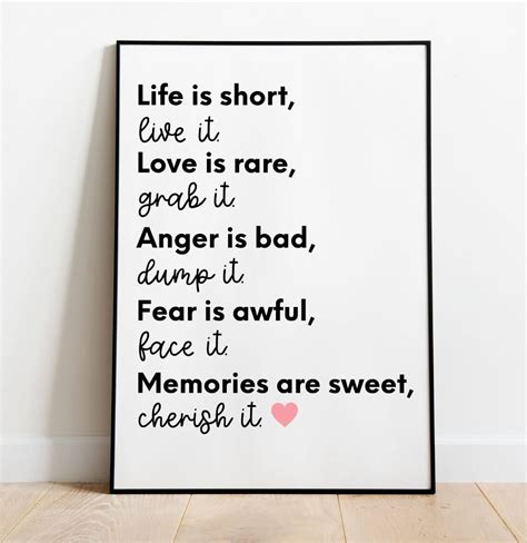 Printable Wall Art Quotes from Thirty Handmade Days