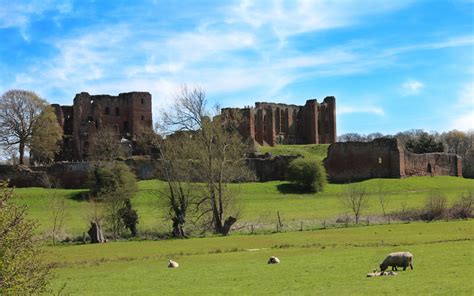 Free Images : landscape, tree, grass, sky, field, meadow, hill, building, chateau, old, wall ...