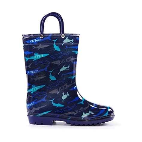 Bocca Kids Shark Rain Boots for Toddler Boys Sizes 1 - Walmart.com