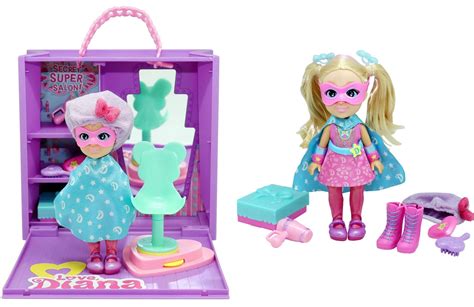 Love, Diana Mini Mall Mystery Shopper Doll & Playset-Salon Accessories in Case- Girls Kids Toys ...