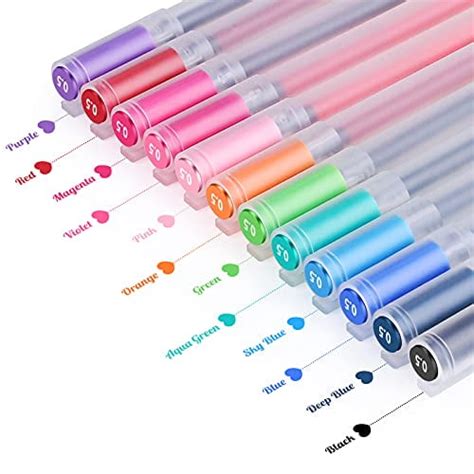 Colorful Pens Colored Pens for Bullet Journaling Note Taking Writing Drawing Coloring, Japanese ...