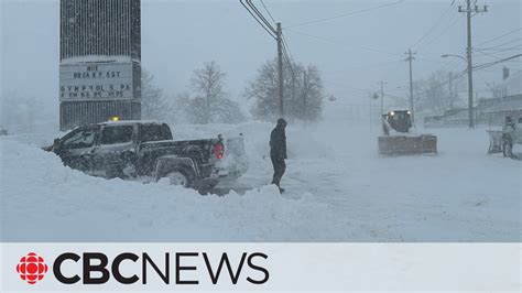 Cape Breton, N.S., declares state of emergency amid winter storm - YouTube