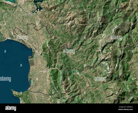 Lezhe, county of Albania. High resolution satellite map Stock Photo - Alamy