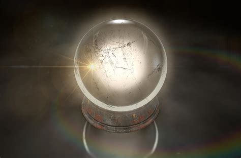 Crystal Ball Glowing Digital Art by Allan Swart - Pixels