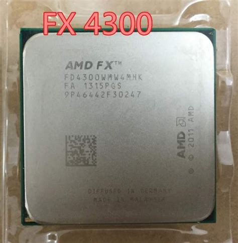 AMD FX-4300 Quad-Core 3.8GHz Socket AM3+ Processor - DYNOKART