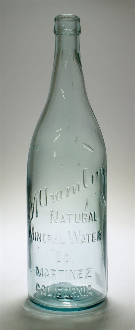 Alhambra Natural Mineral Water Bottle (Martinez, California) - Holabird ...