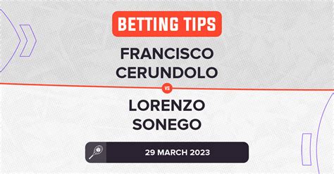 Francisco Cerundolo vs Lorenzo Sonego Prediction - ATP Miami 2023