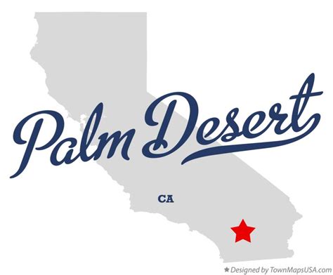 Map of Palm Desert, CA, California