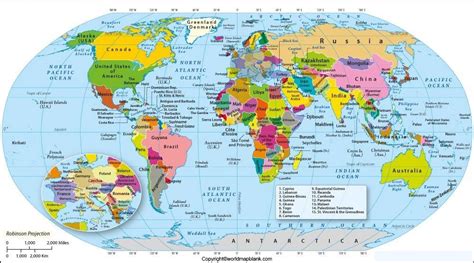 Latitude And Longitude Map With Countries