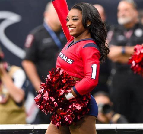 Simone Biles makes Houston Texans cheerleading debut | Sports 24 Ghana