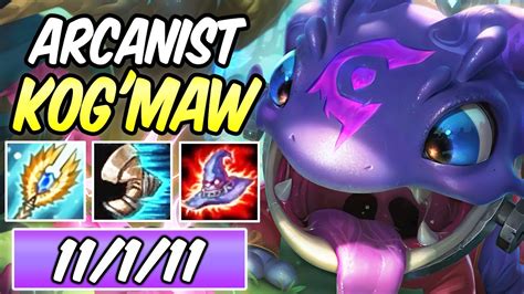 FULL AP ARCANIST KOG'MAW MID | New Build & Runes | League of Legends ...