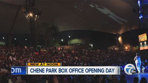 Chene Park box office opening day - YouTube