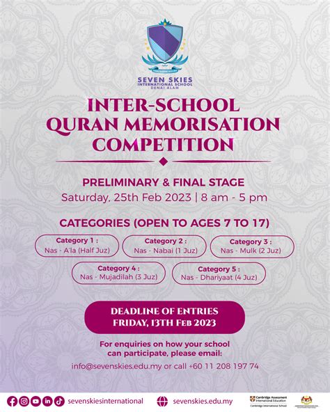 Quran Competition - Seven Skies Islamic International School