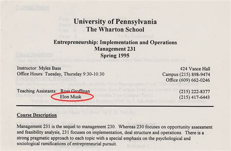 University of Pennsylvania Papers Graded by Tesla CEO Elon Musk Back in ...