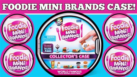 Surprise Foodie Mini Brands Collectors Case With Exclusive Minis By ZURU | ubicaciondepersonas ...