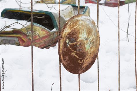 Empty playground in the dead city of Prypyat, Chernobyl, Ukraine Stock Photo | Adobe Stock