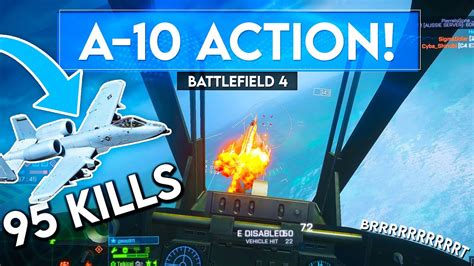 The A-10 Warthog is NO JOKE in Battlefield 4... - YouTube