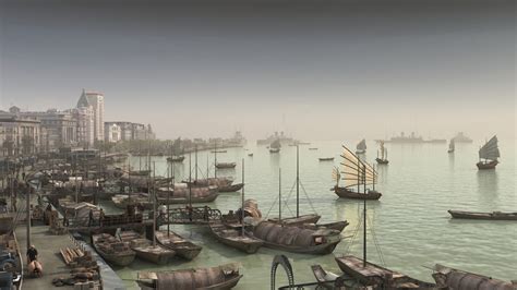 Shanghai harbor 3D model - TurboSquid 1656765