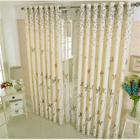 Summer White Linen Curtains For living room / kitchen Room Curtain Simple Rustic Eco friendly ...