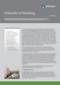 University of Reading achieves unified discovery with Enterprise – SirsiDynix