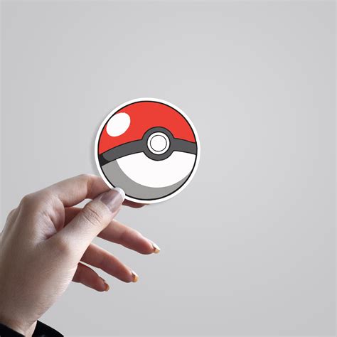 Catch 'Em All with Pokemon Ball Stickers - Playful and Iconic Designs