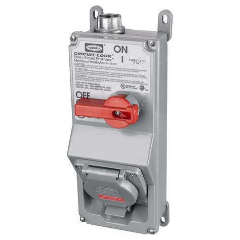 Hubbell Wiring Devices HBLMITL Unfused Mechanical Interlock Switch Safety Enclosure | Cooper ...