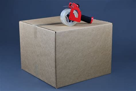 Large Cardboard Moving Box with a Roll of Tape on Top | Flickr