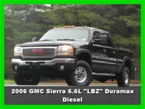 Buy used 2006 GMC Sierra 2500HD SLT 4 Door Crew Cab 4WD 4x4 6.6L LBZ Duramax No Reserve in South ...