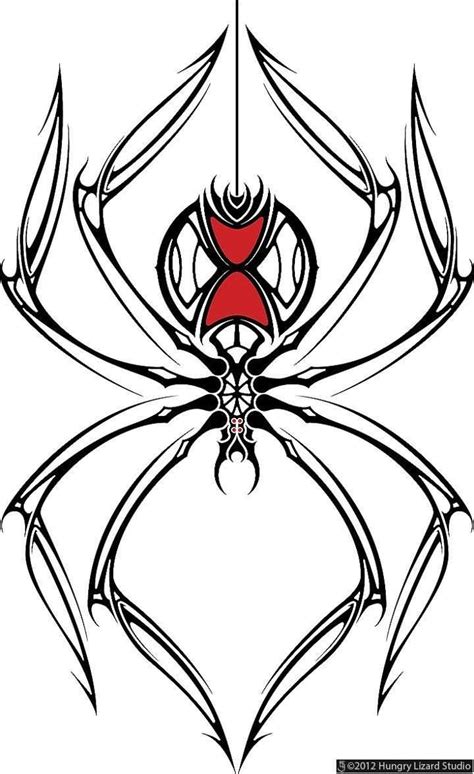 Spider Design Black Widow - ClipArt Best