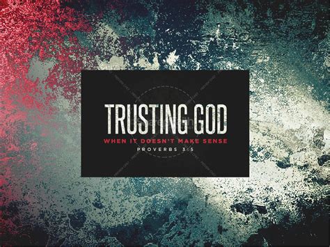 Trusting God Sermon PowerPoint | Clover Media