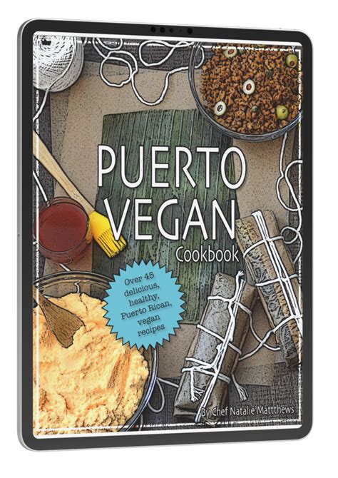 Puerto Vegan Cookbook (eBook) by Natalie Matthews - Fit Vegan Chef