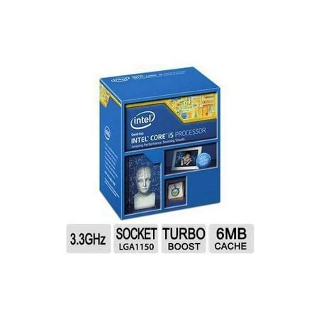 Intel Core i5-4590 Processor - Quad Core, 6MB Smart Cache, 3.3GHz, LGA-1150 Socket ...