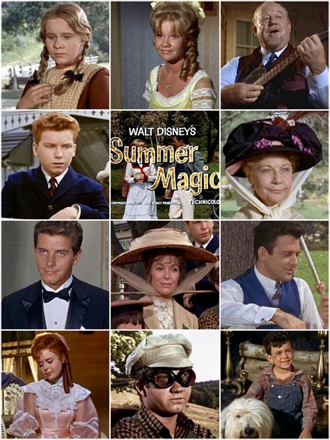 The Cast of Walt Disney’s “SUMMER MAGIC” (Buena Vista, 1963) Dorothy ...